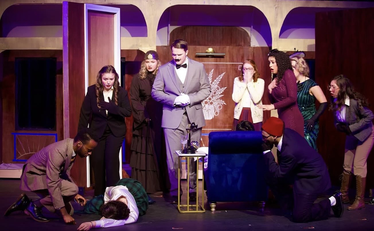 Ariana Barbosa in an ensemble scene from Murder on the Orient Express